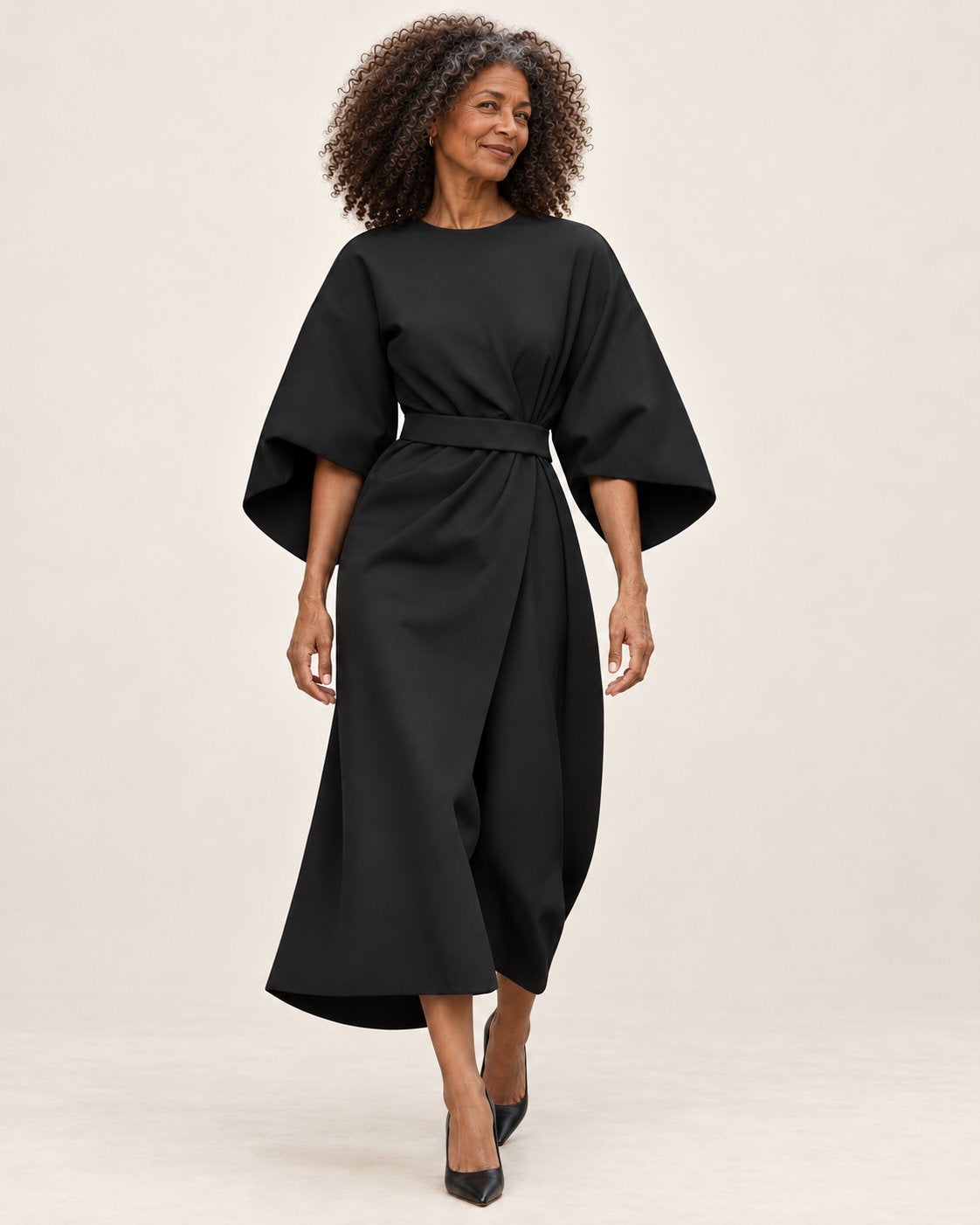 Louise | Kleid mit weiten Ärmeln – Valtor