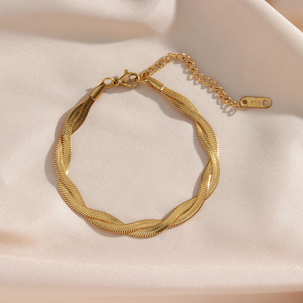 Alma | Armband mit gedrehter Kette