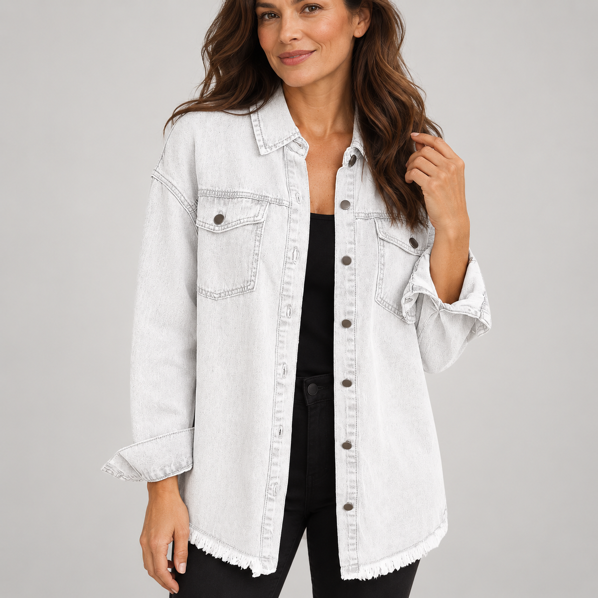 Roxanne | Jeansjacke mit lockerer Passform
