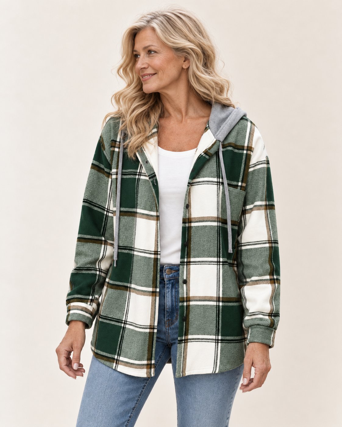 Isabella | Gemusterte Kapuzenjacke