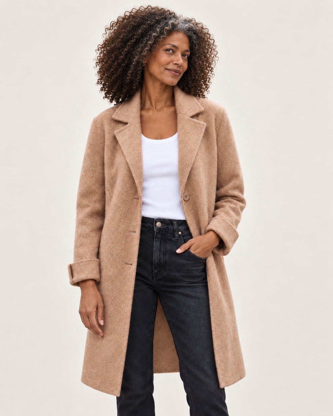 Stella | Jacke mit Reverskragen und Knöpfen