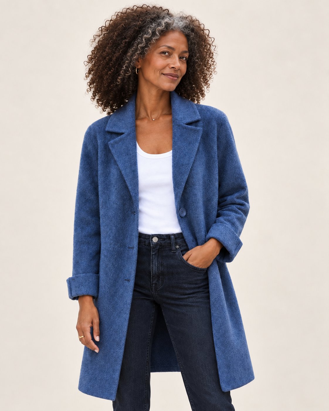 Stella | Jacke mit Reverskragen und Knöpfen