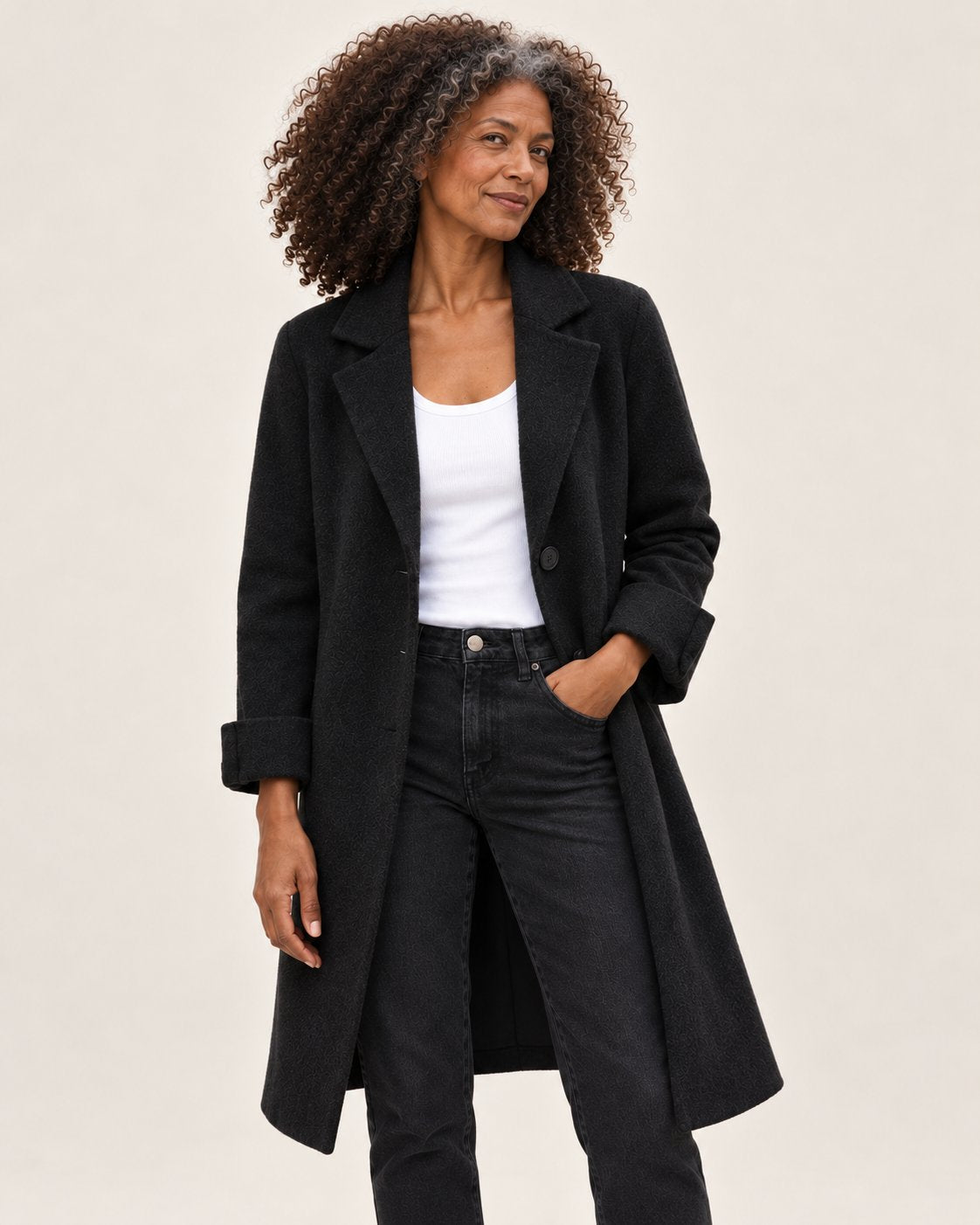 Stella | Jacke mit Reverskragen und Knöpfen