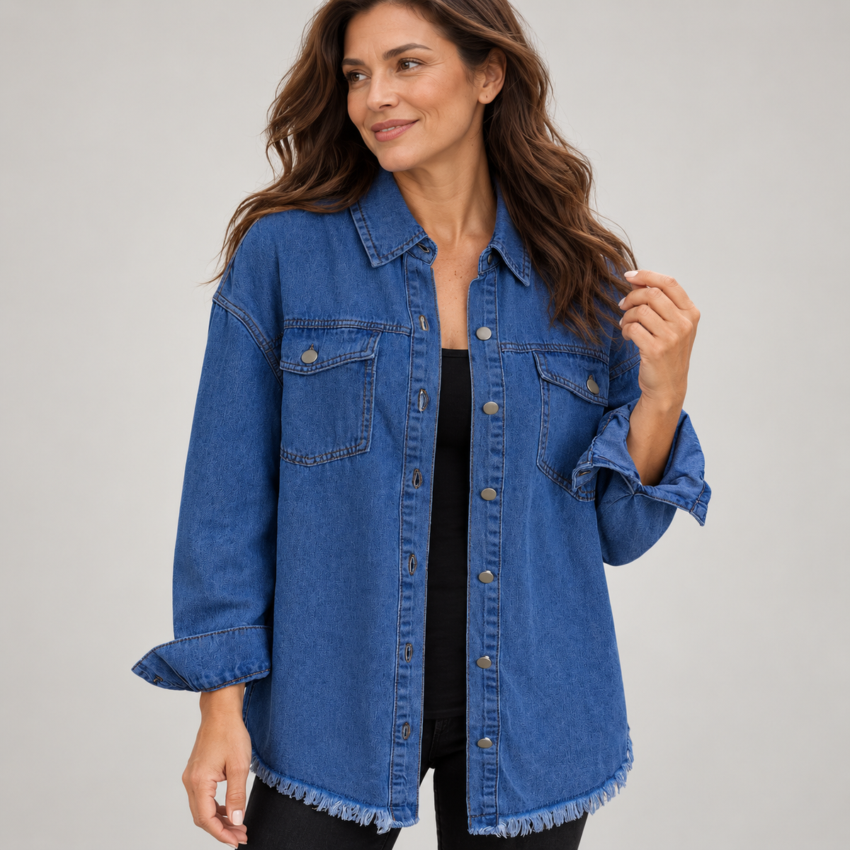 Roxanne | Jeansjacke mit lockerer Passform