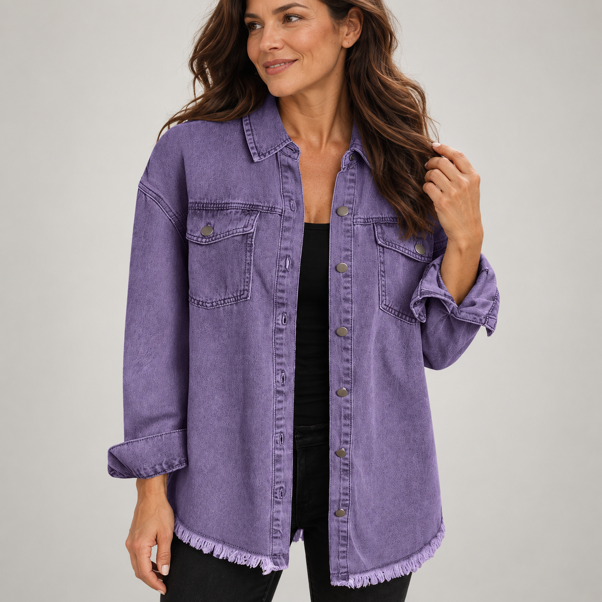 Roxanne | Jeansjacke mit lockerer Passform