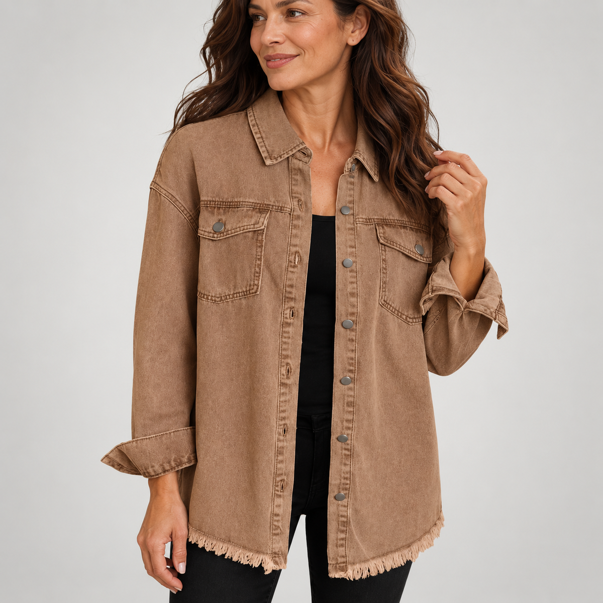 Roxanne | Jeansjacke mit lockerer Passform