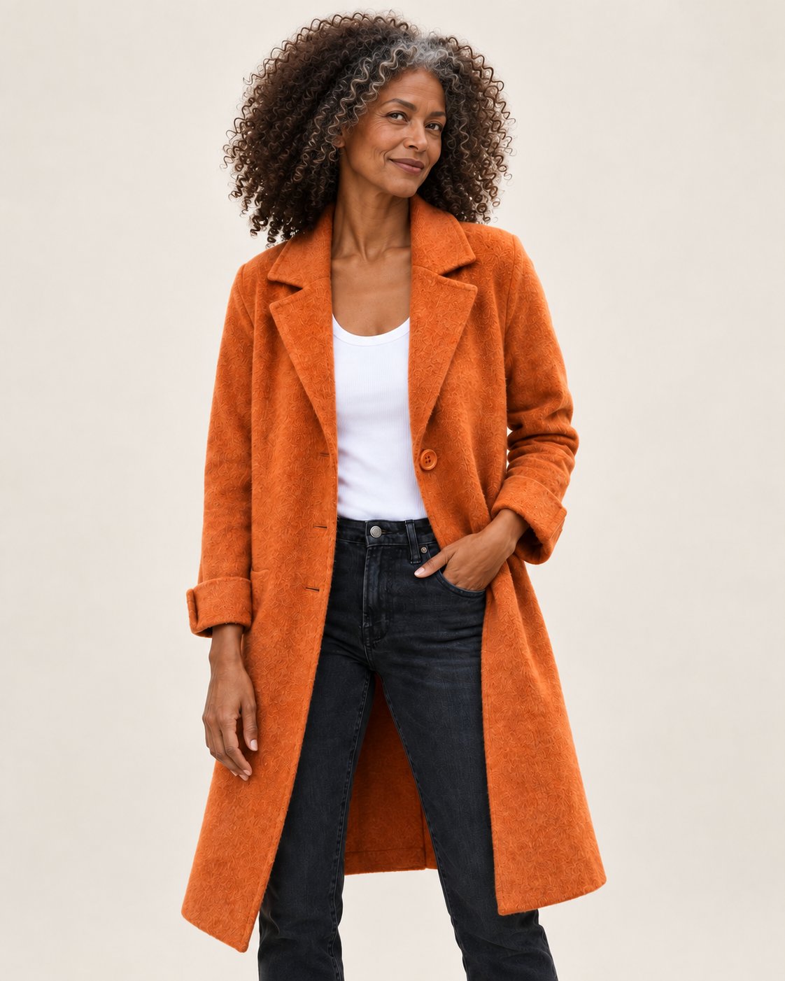 Stella | Jacke mit Reverskragen und Knöpfen
