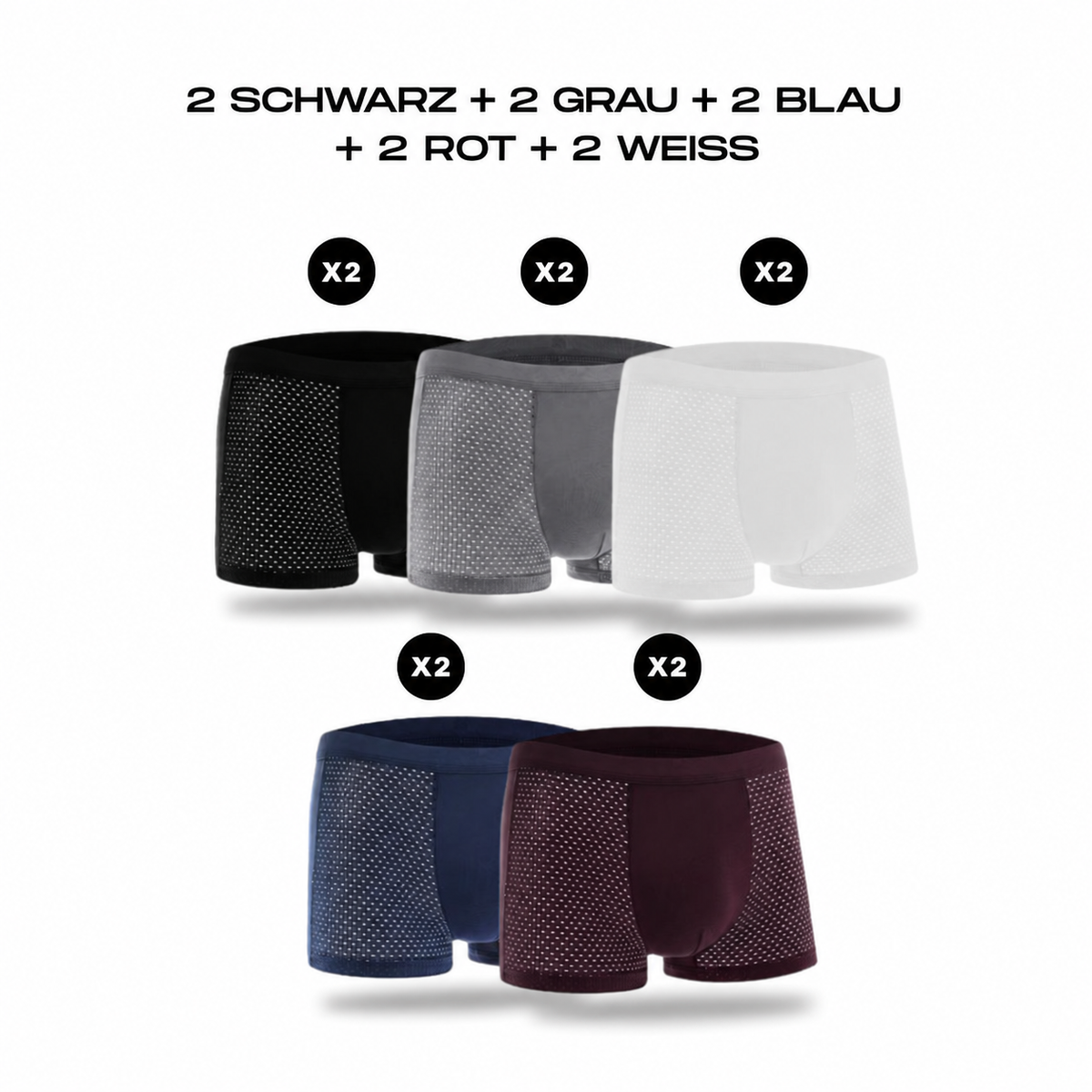 Herren-Boxershorts | 10er-Pack