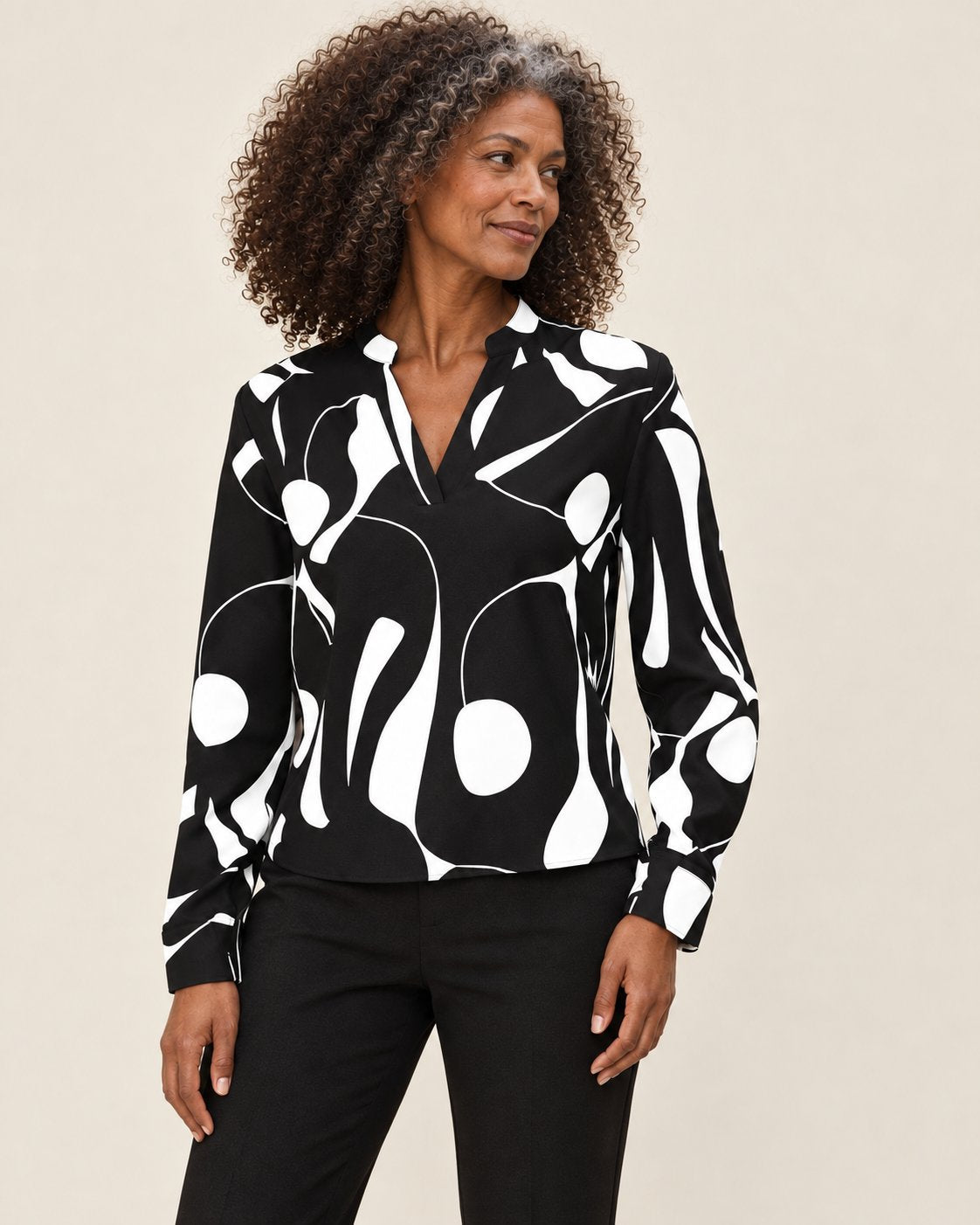 Margriet | Bluse mit Stehkragen – Produktansicht