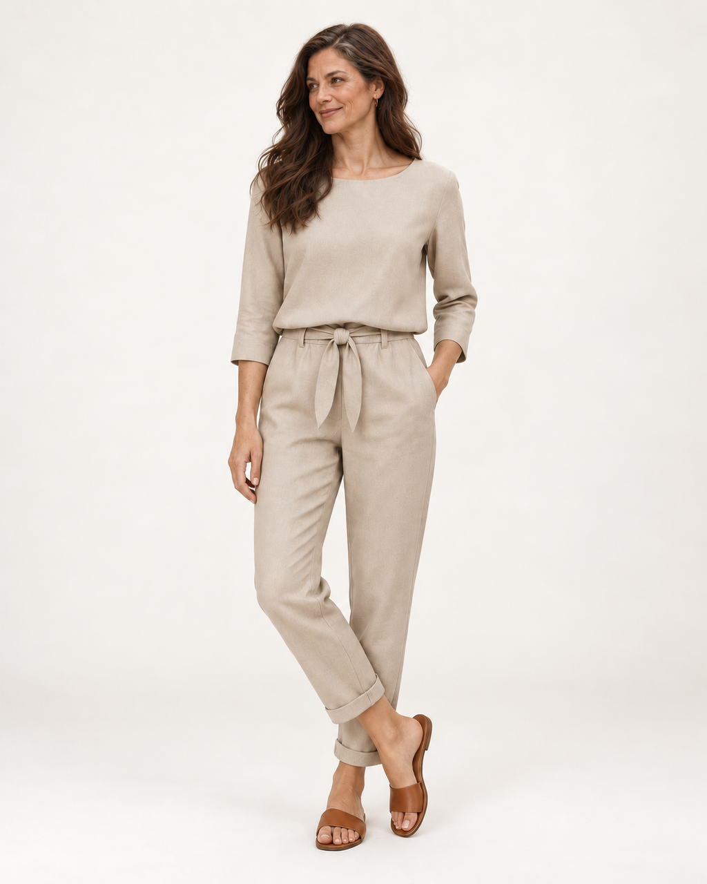 Linnea | Zweiteiliges Set mit lockerer Passform – am Valtor-Modell
