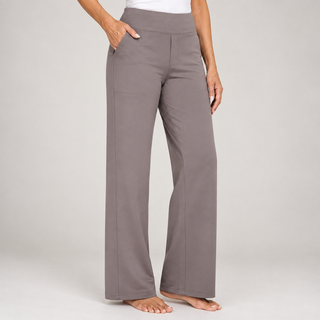 Sanne | Damenhose mit hohem Bund und geradem Bein