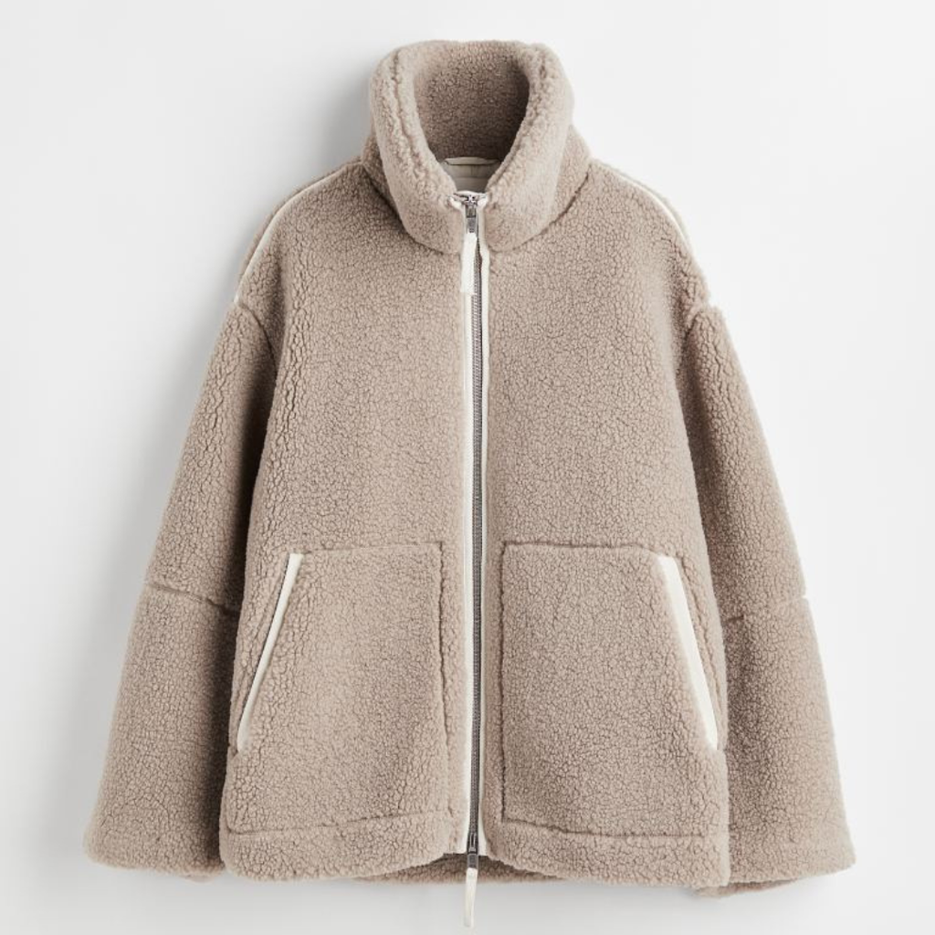Anastasia | Teddyjacke mit Stehkragen