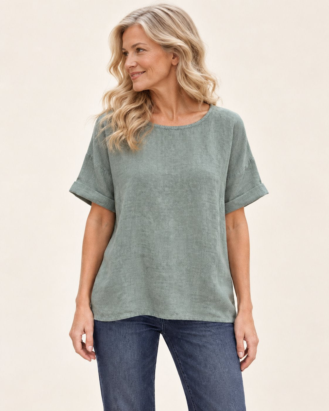 Anika | T-Shirt mit Rundhalsausschnitt