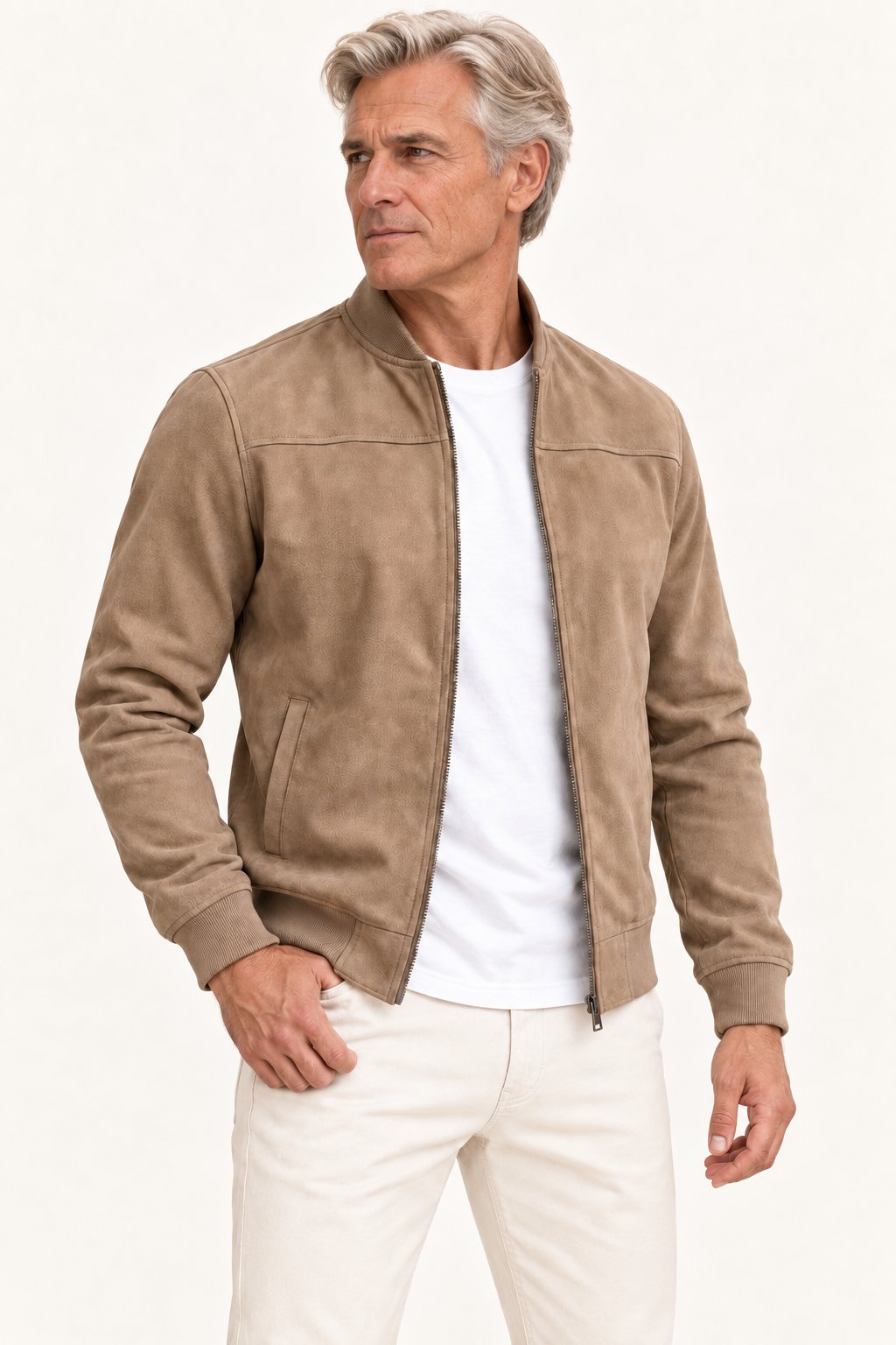 Konrad | Jacke mit Stehkragen und Reißverschluss – Produktansicht