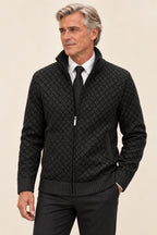Malte | Strukturierte Strickjacke mit Reißverschluss – Valtor