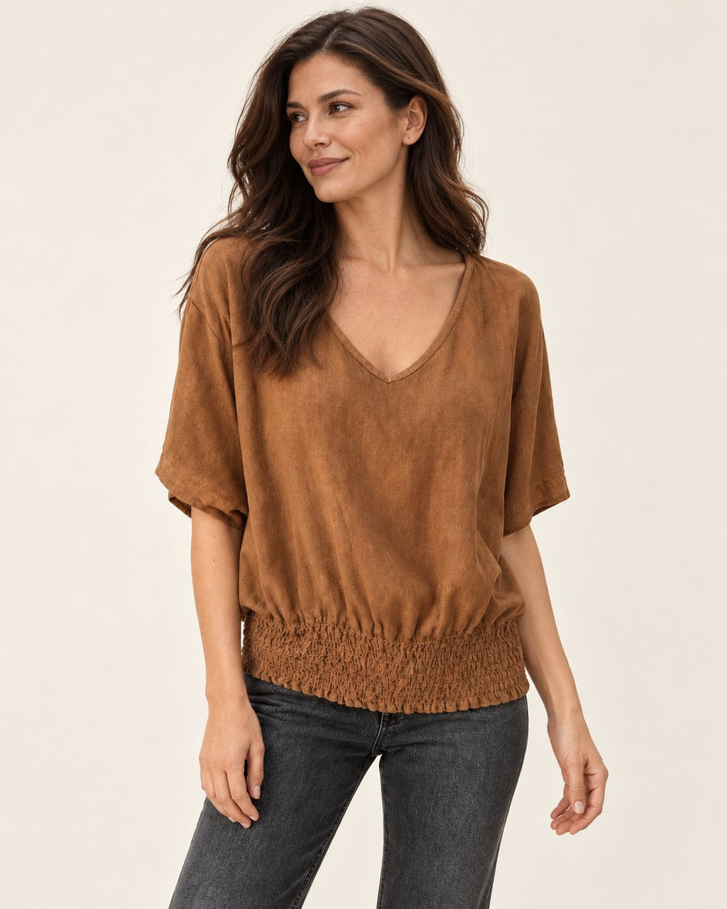 Marie | Bluse mit V-Ausschnitt – Produktansicht