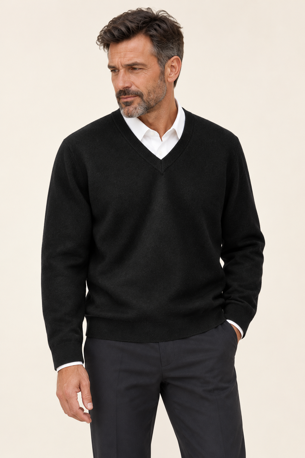 Henry | Pullover mit V-Ausschnitt – Valtor