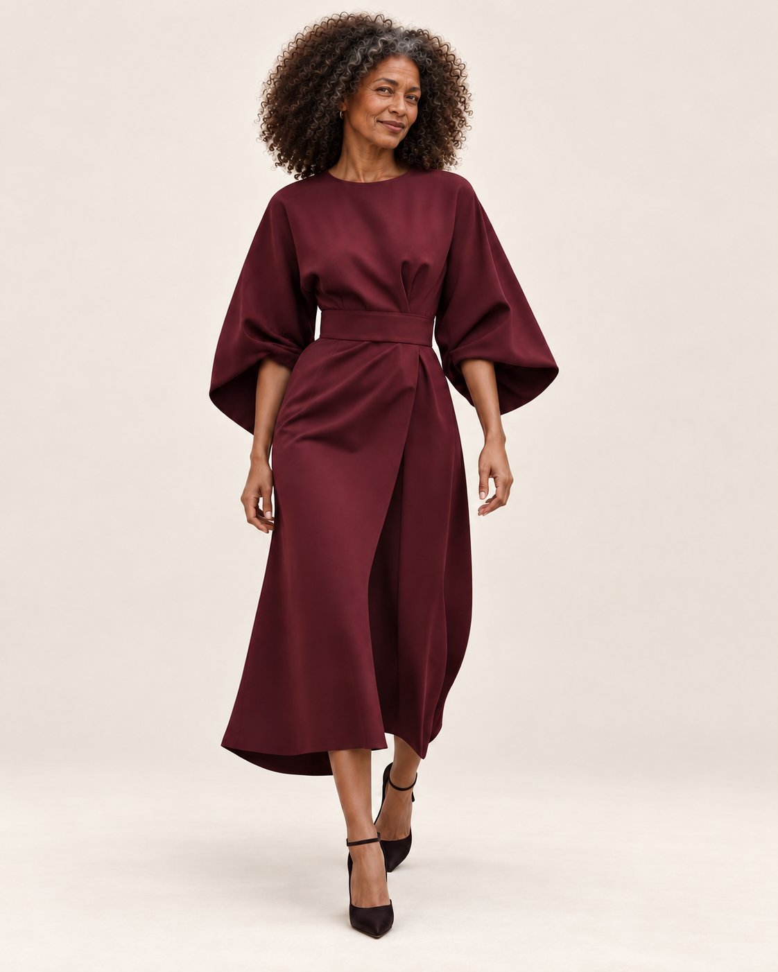 Louise | Kleid mit weiten Ärmeln – Valtor