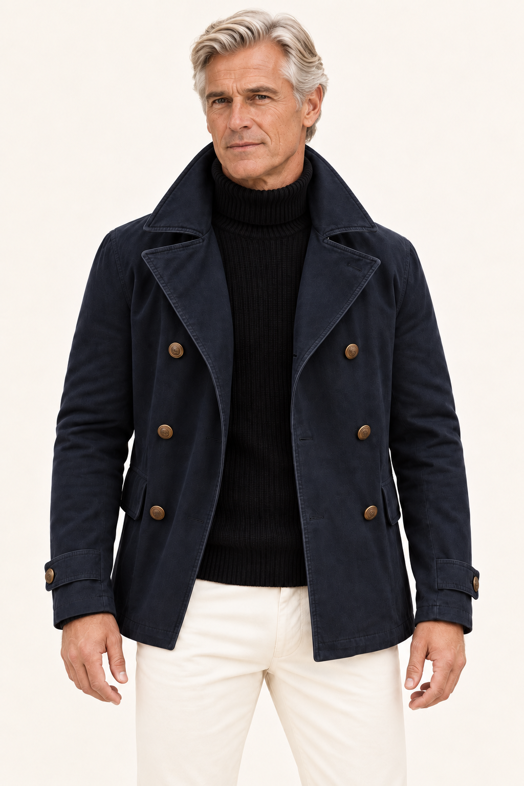 Philipp | Doppelreihige Jacke mit Reverskragen – am Valtor-Modell