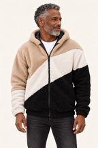 Oliver | Kapuzenjacke mit Farbblöcken – am Valtor-Modell