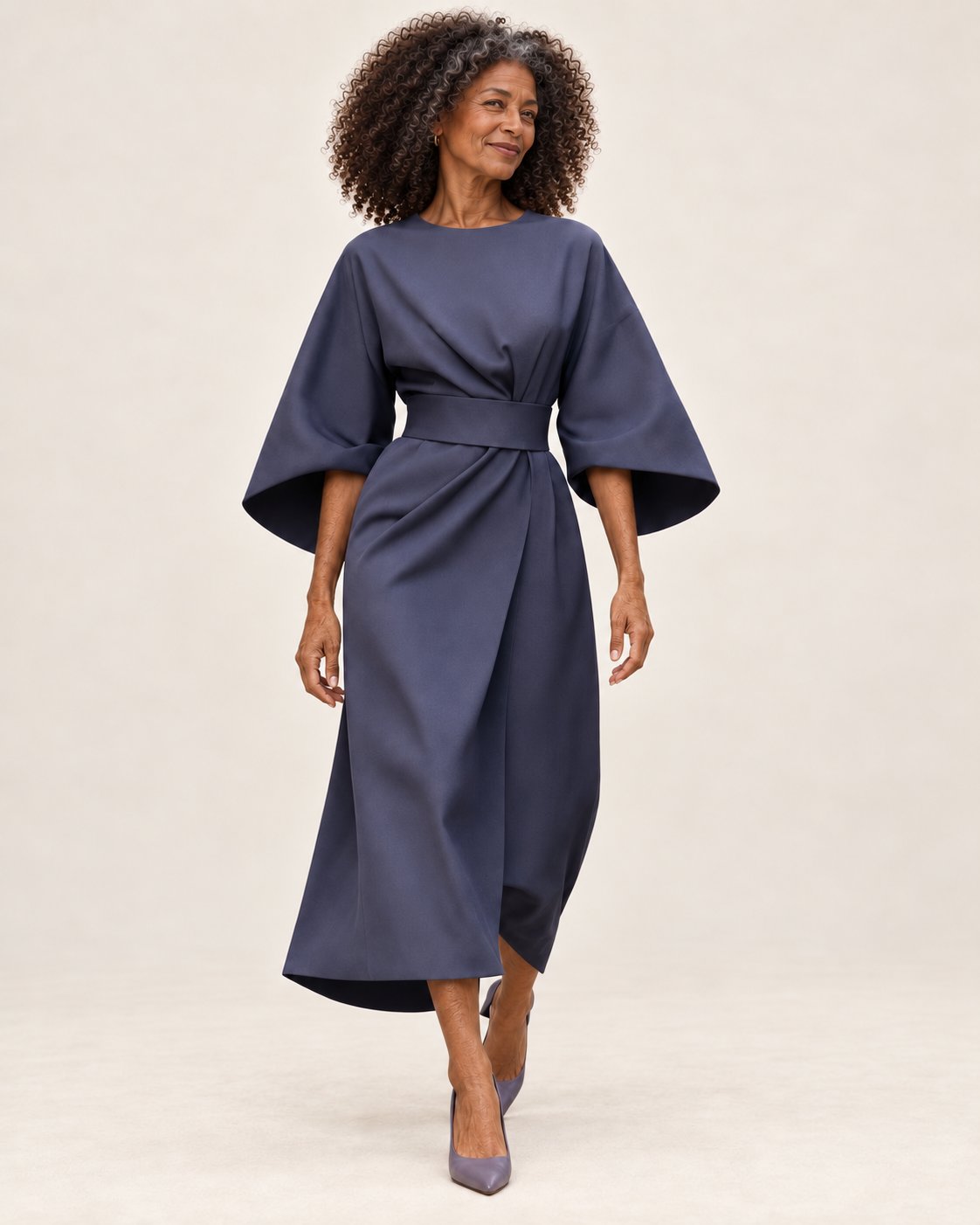 Louise | Kleid mit weiten Ärmeln – Valtor