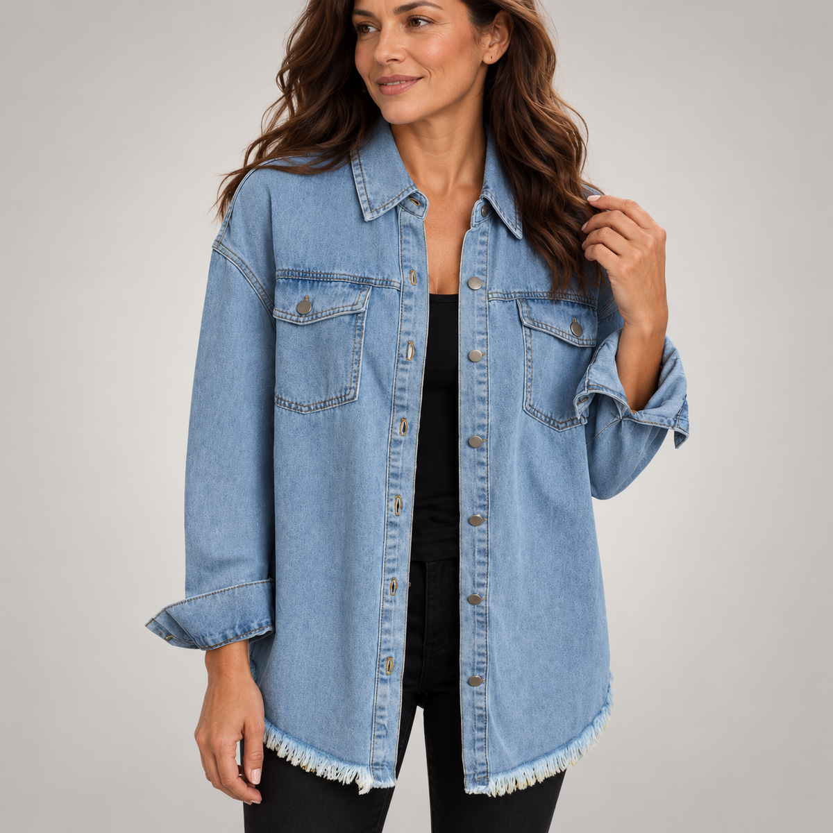 Roxanne | Jeansjacke mit lockerer Passform