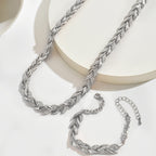 Ingrid | Schmuckset mit Blattmotiv