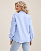 Laura | Bluse mit Rüschendetails – Produktansicht