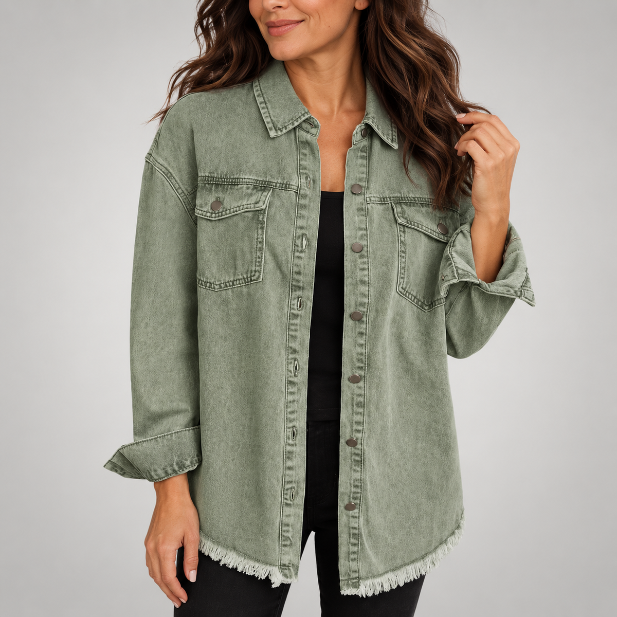 Roxanne | Jeansjacke mit lockerer Passform