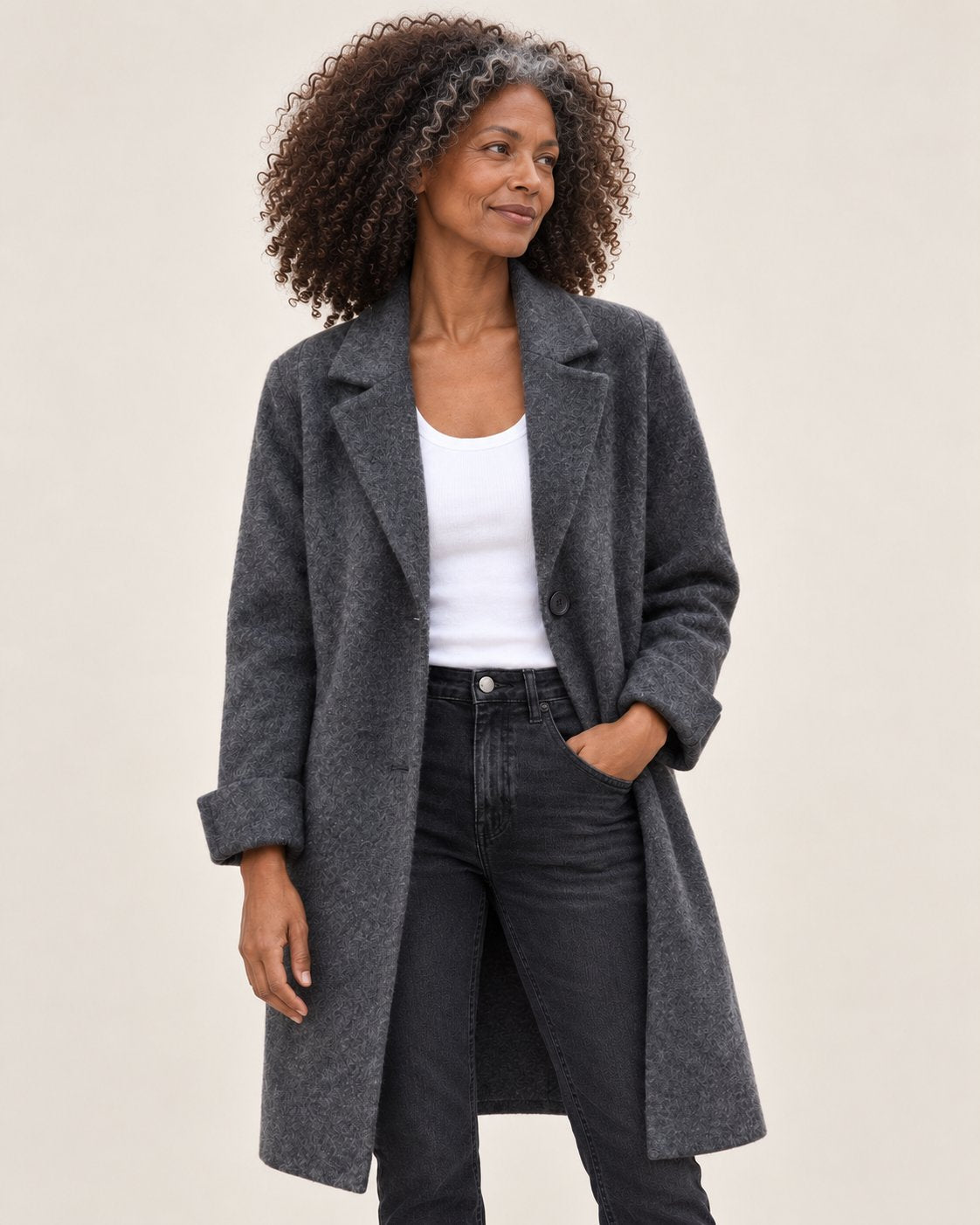 Stella | Jacke mit Reverskragen und Knöpfen