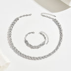 Ingrid | Schmuckset mit Blattmotiv