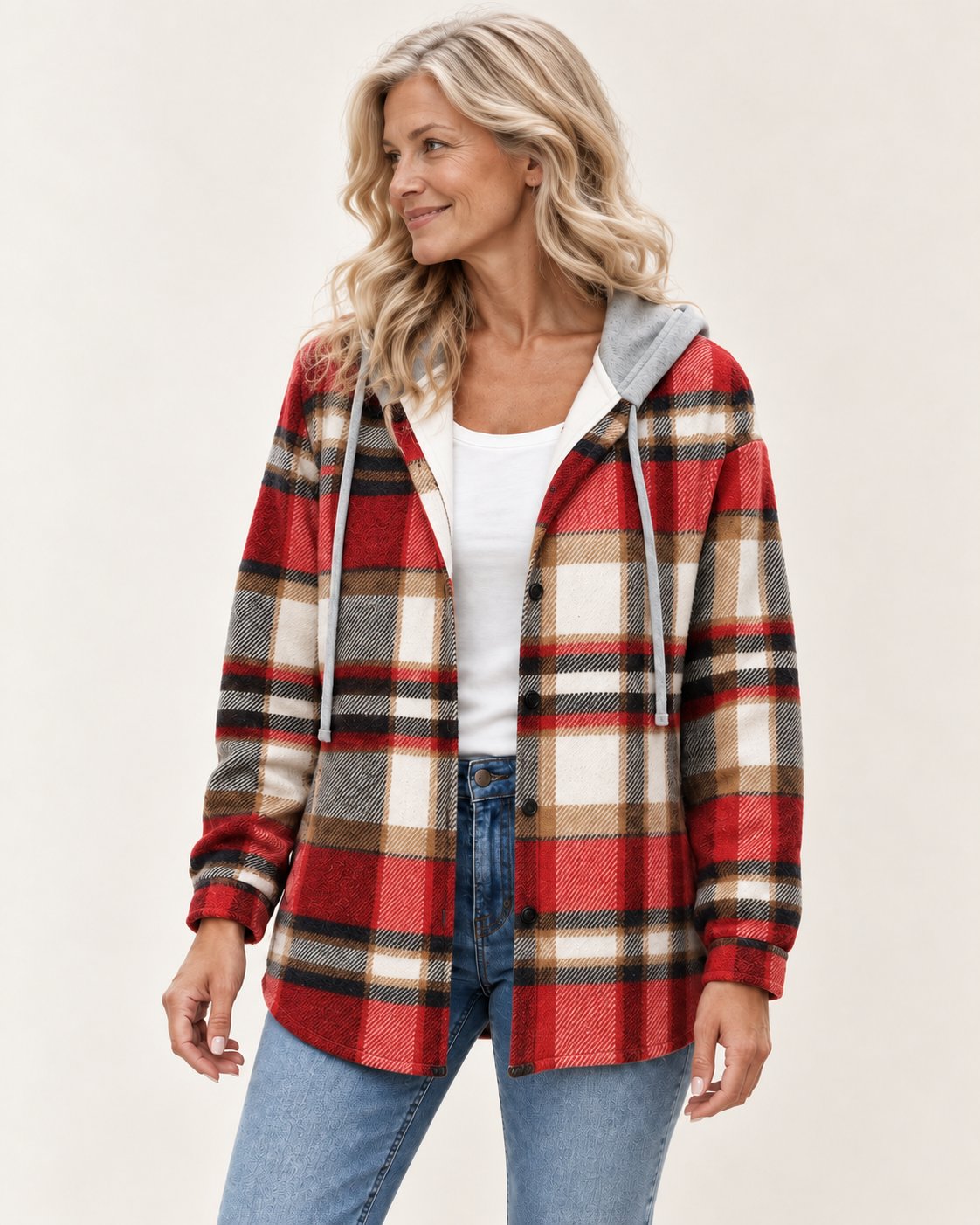 Isabella | Gemusterte Kapuzenjacke