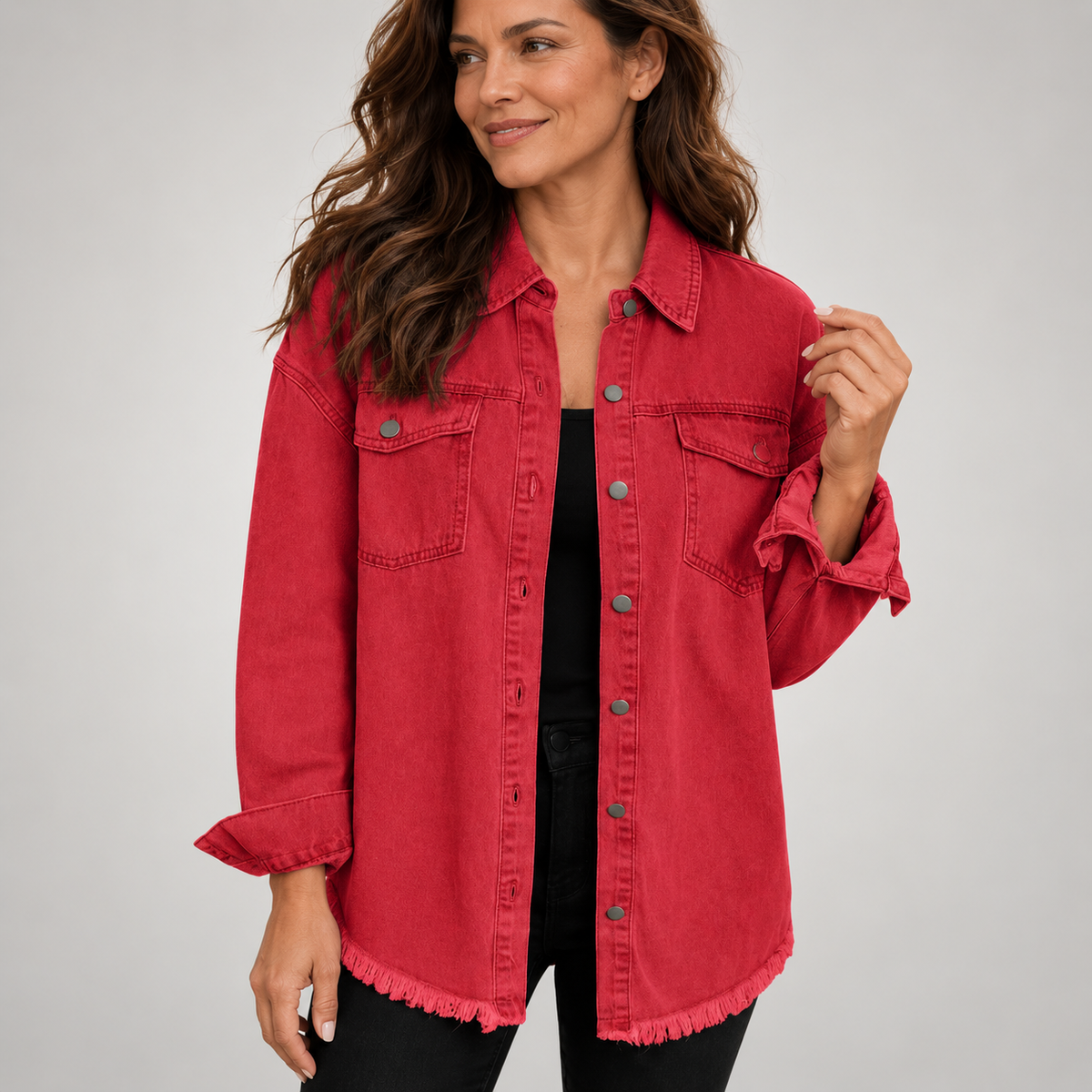 Roxanne | Jeansjacke mit lockerer Passform