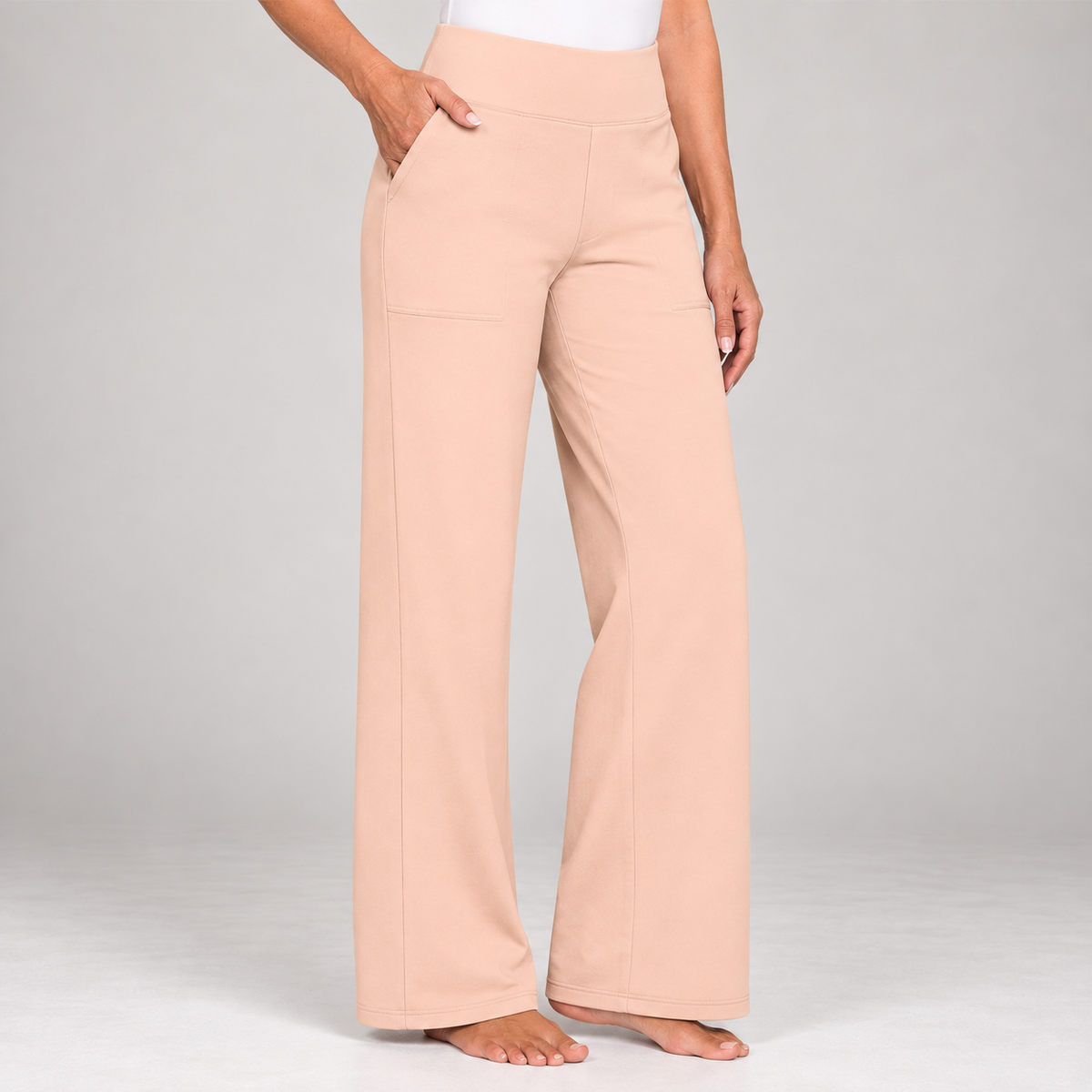 Sanne | Damenhose mit hohem Bund und geradem Bein