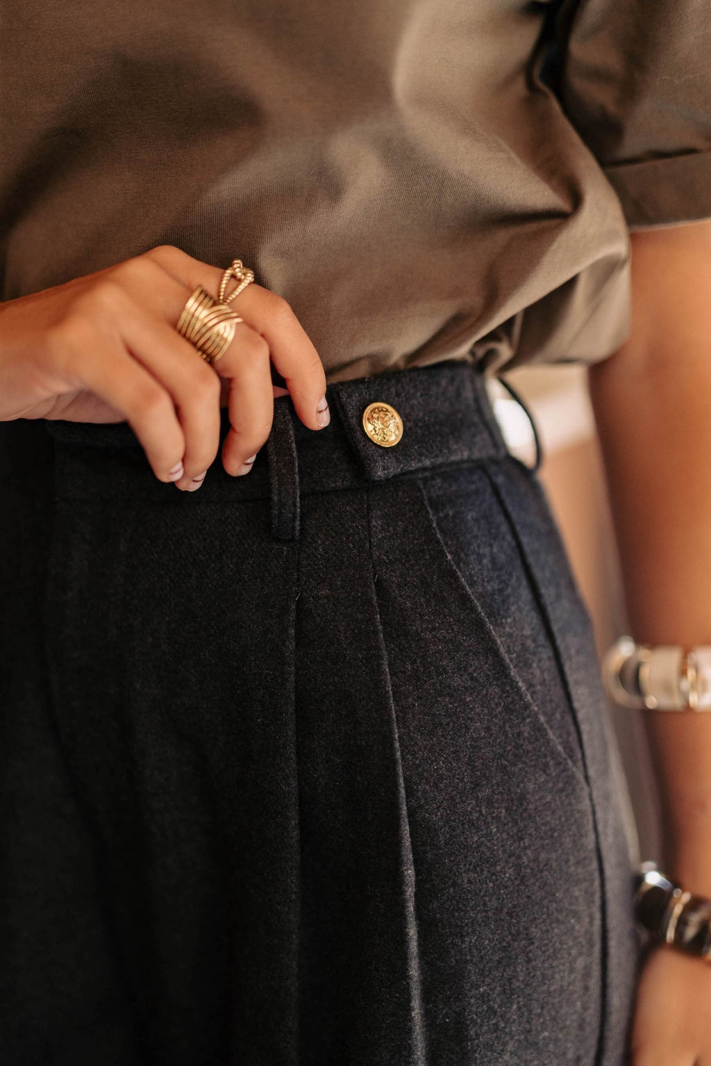 Austin | Weite Hose mit hoher Taille