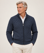 Malte | Strukturierte Strickjacke mit Reißverschluss