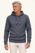 Simon | Kapuzenpullover mit Waffelstruktur – Valtor