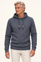 Simon | Kapuzenpullover mit Waffelstruktur – Valtor