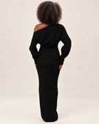Luisa | Schulterfreies Kleid – Valtor Modell F55