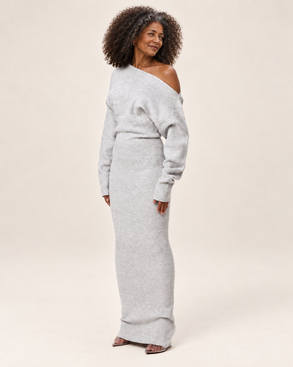 Luisa | Schulterfreies Kleid – Valtor Modell F55