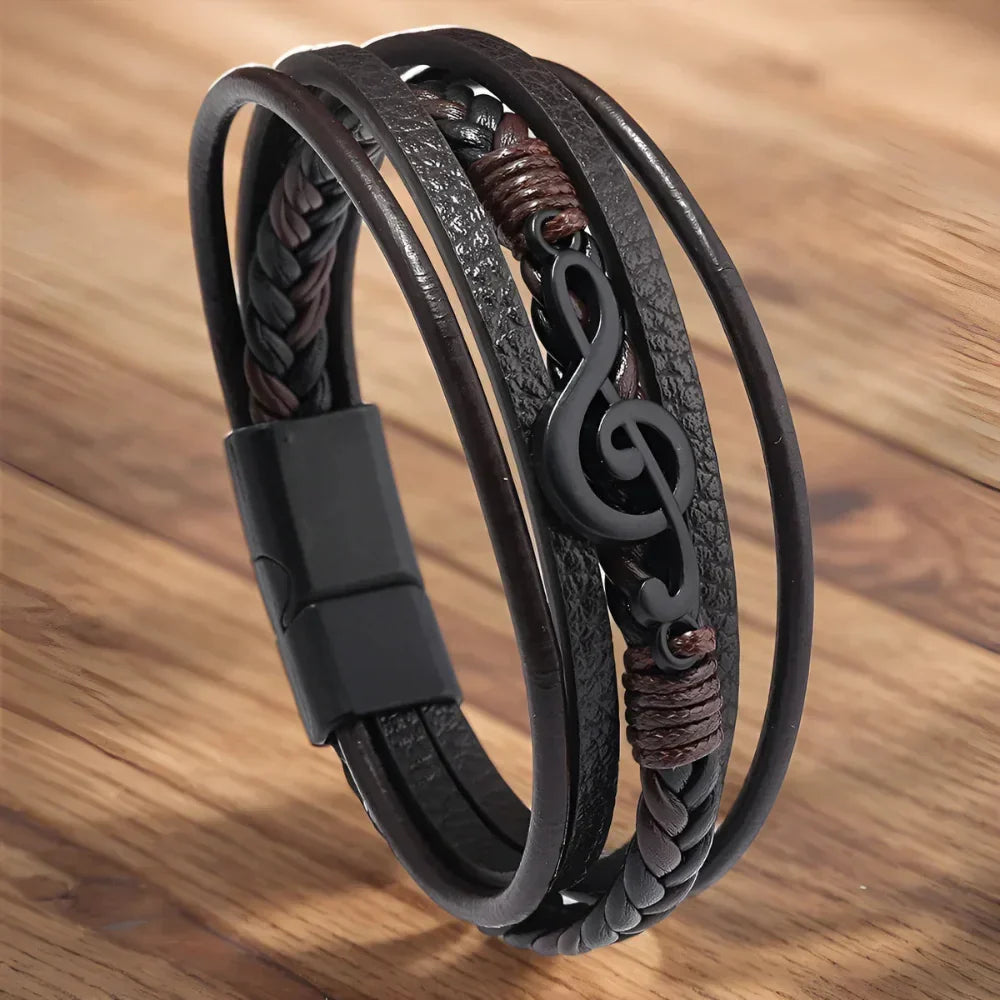 Konrad | Armband mit Musikmotiv