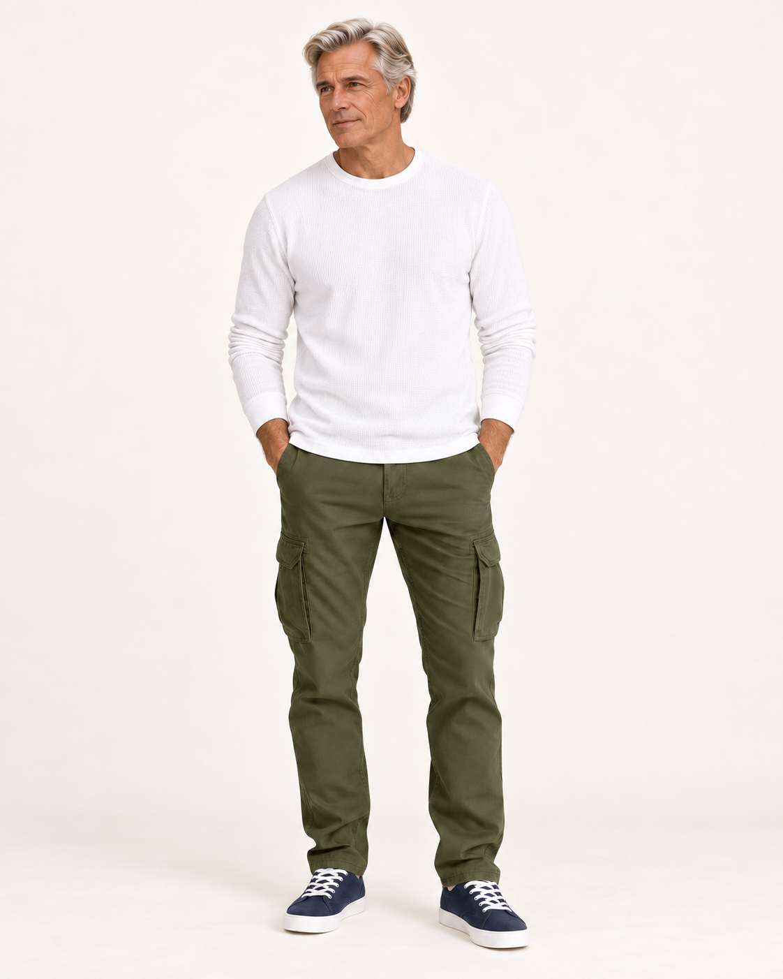 Sebastian | Cargohose mit schmalem Schnitt