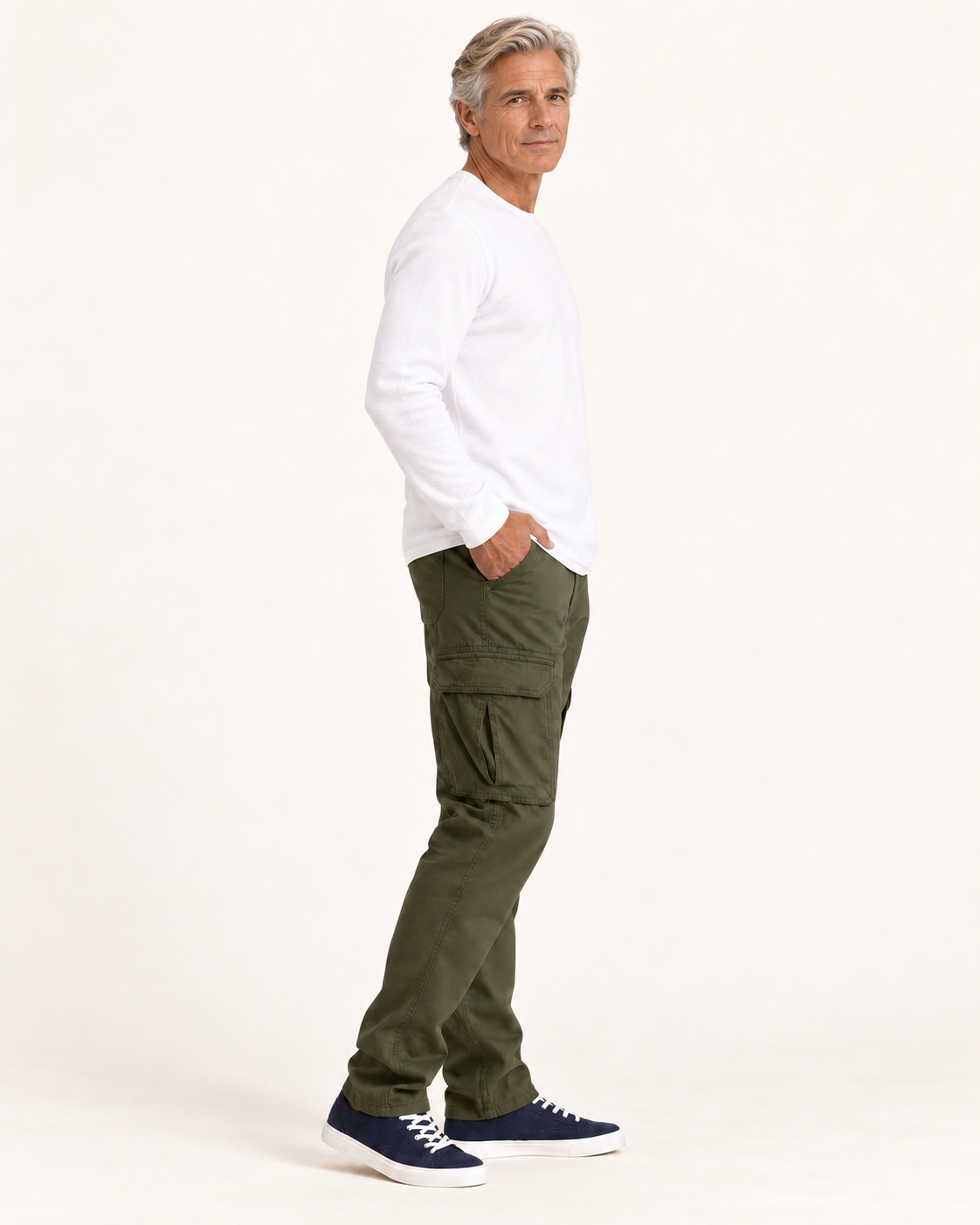 Sebastian | Cargohose mit schmalem Schnitt