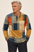 Anton | Hemd mit Patchworkmuster – Valtor