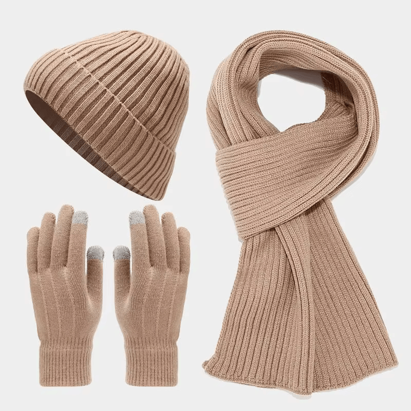 Levin | Set aus Mütze, Schal und Handschuhen