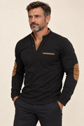 Armin | Langarm-Henleyshirt mit Kontrastdetails – Valtor