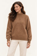 Lene | Lockerer Pullover mit Stehkragen – Valtor