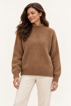 Lene | Lockerer Pullover mit Stehkragen – Valtor