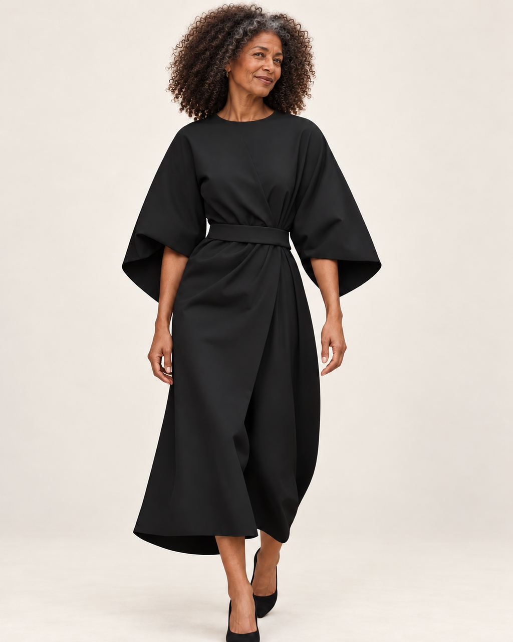 Louise | Kleid mit weiten Ärmeln – Valtor