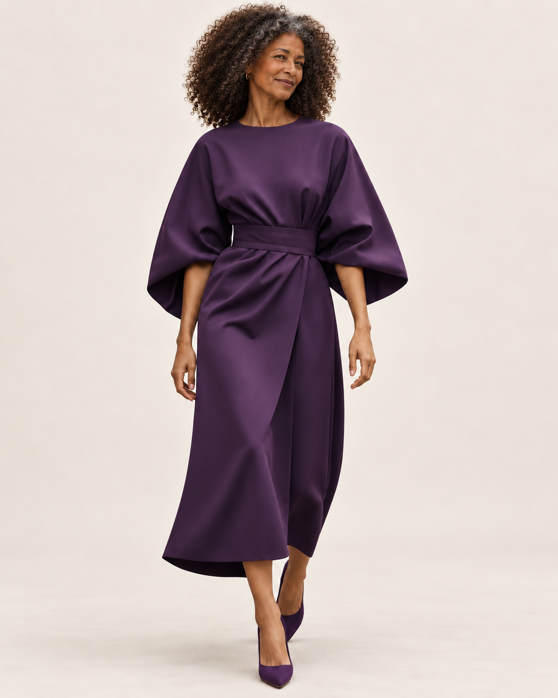 Louise | Kleid mit weiten Ärmeln – Valtor
